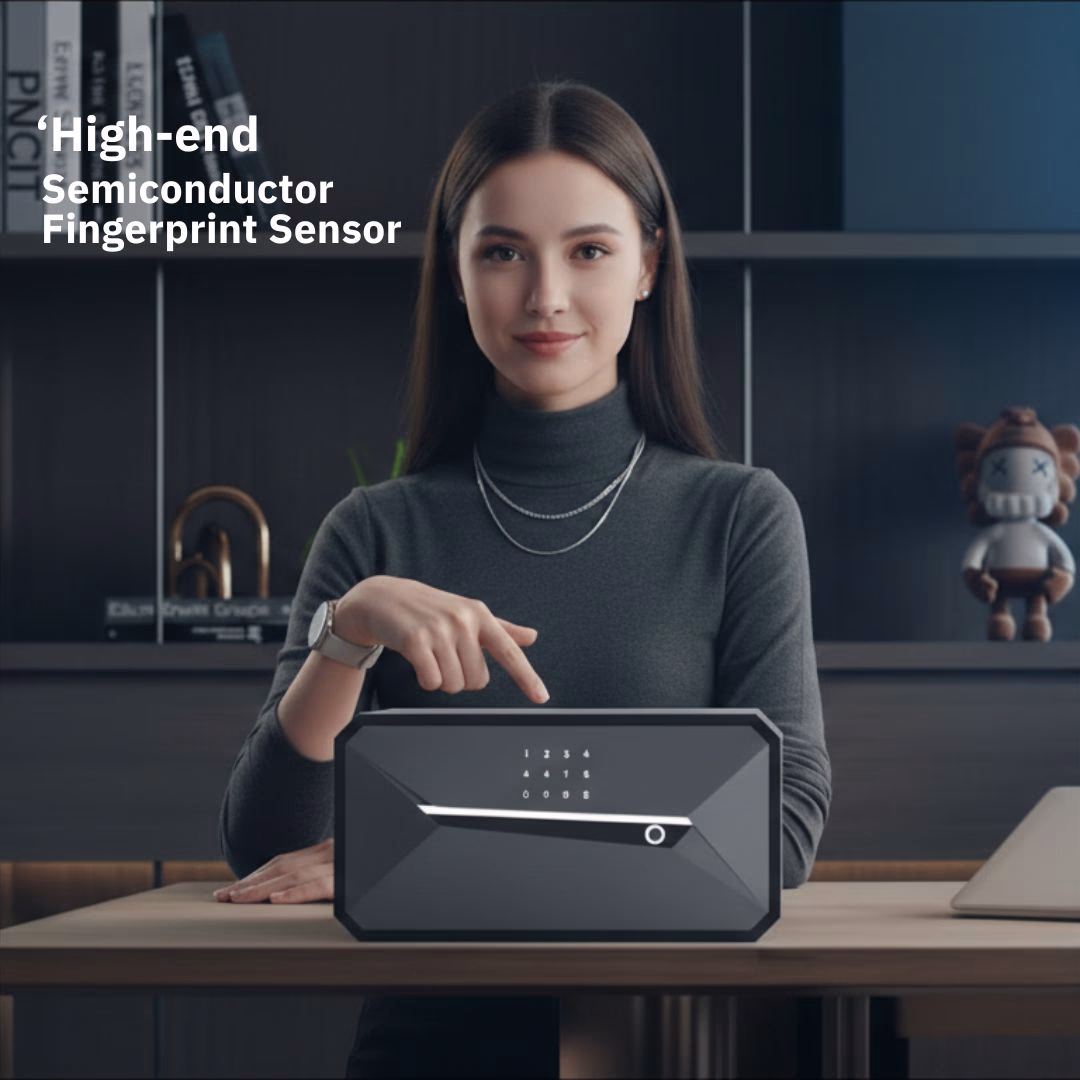 EM-23 fireproof safe box — document and valuables protection at home